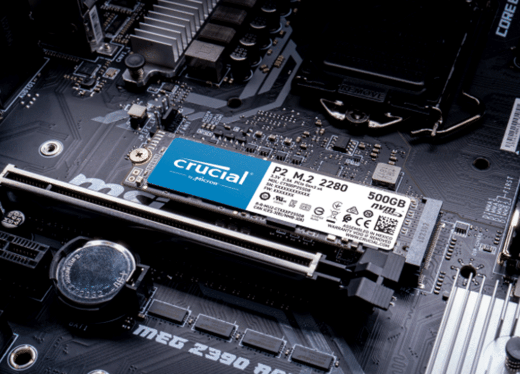 Crucial P2 1TB PCIe M2 2280SS SSD