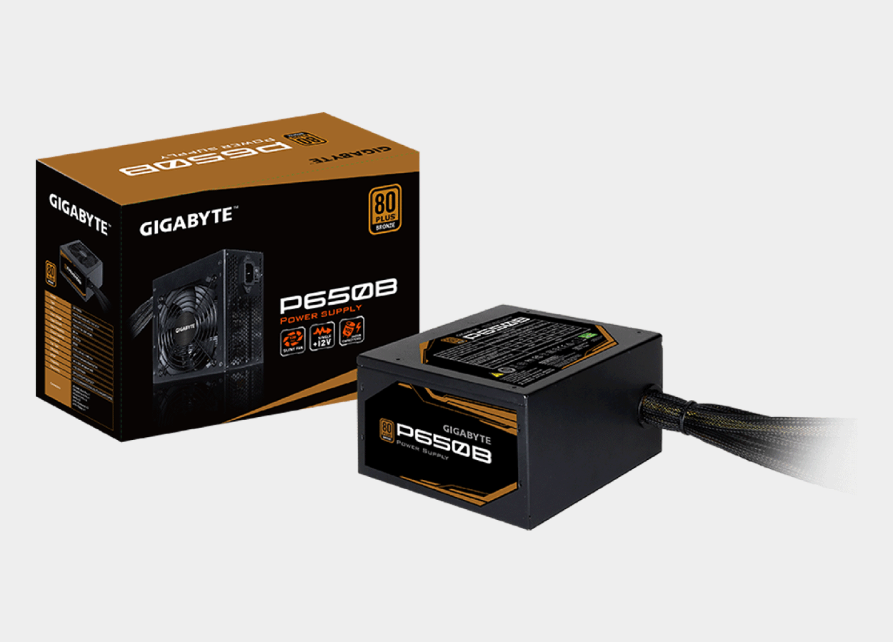 GIGABYTE GB PSU P650B Power Supply 650W STRAIGHT