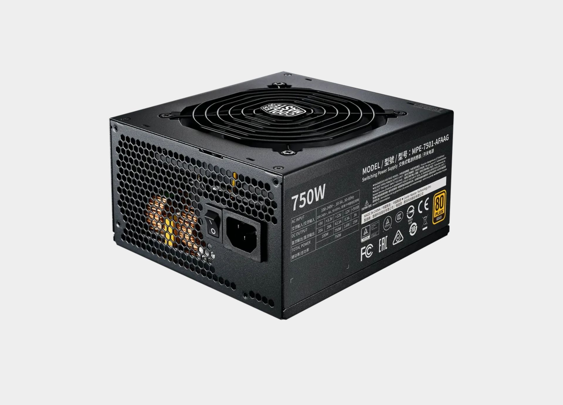 COOLER MASTER MWE Gold 750 - V2 Full Modular