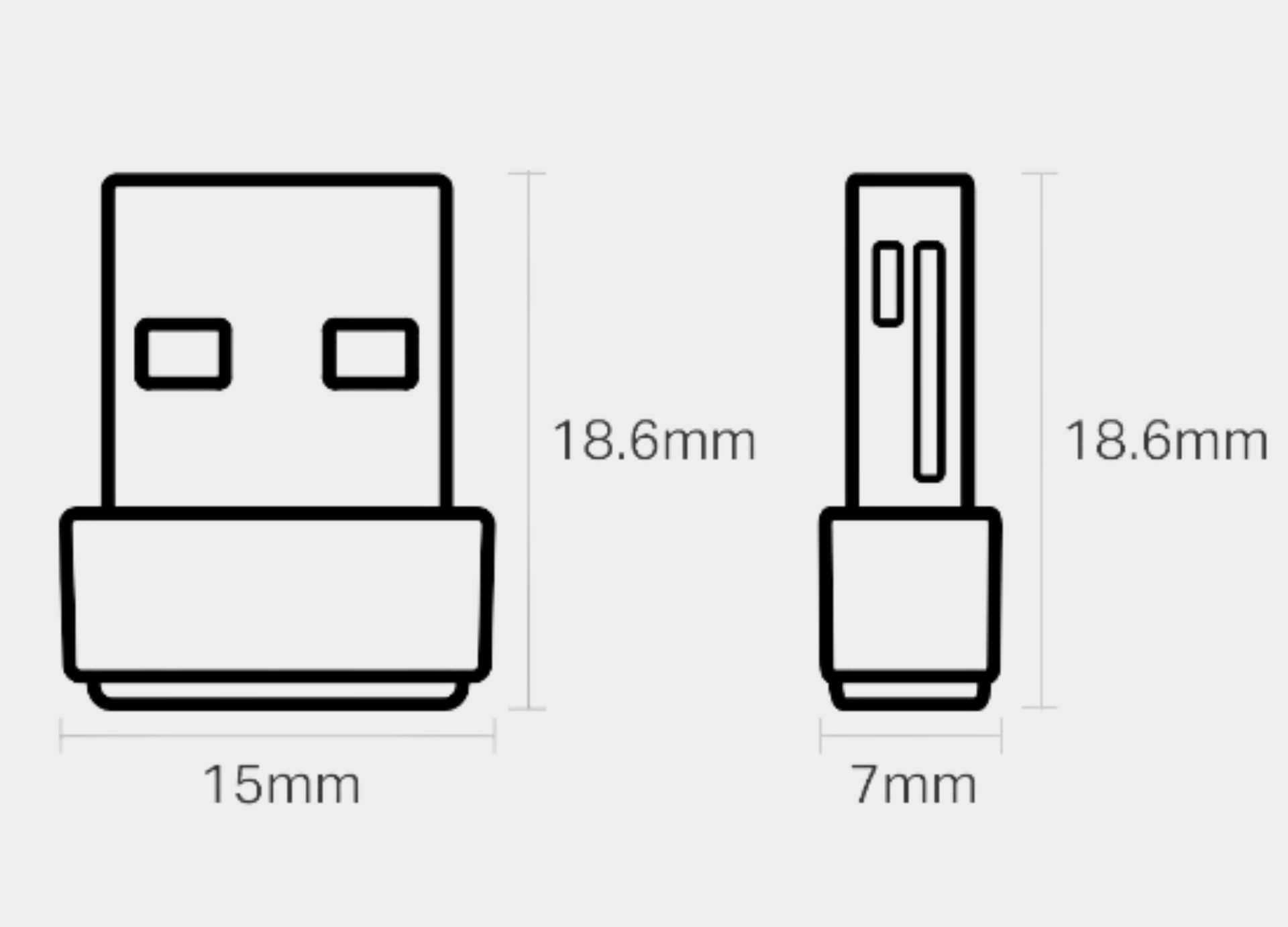 TP-Link T600U AC600 Nano Wireless USB Adapter