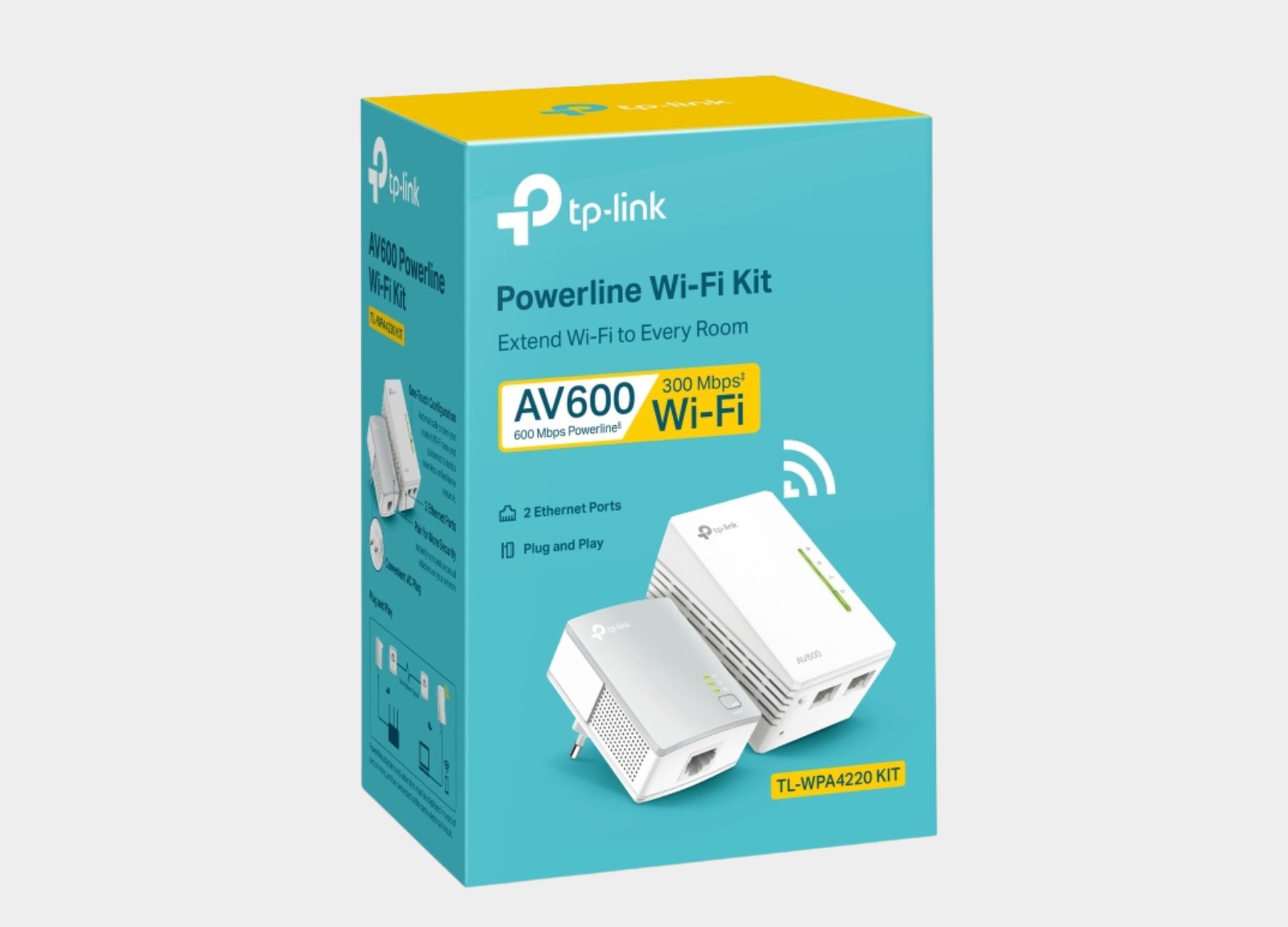 TP-Link TL-WPA4220 KIT AV600 Powerline Wi-Fi KIT