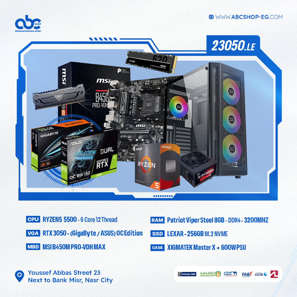 Bundle R5 5500 + RTX 3050