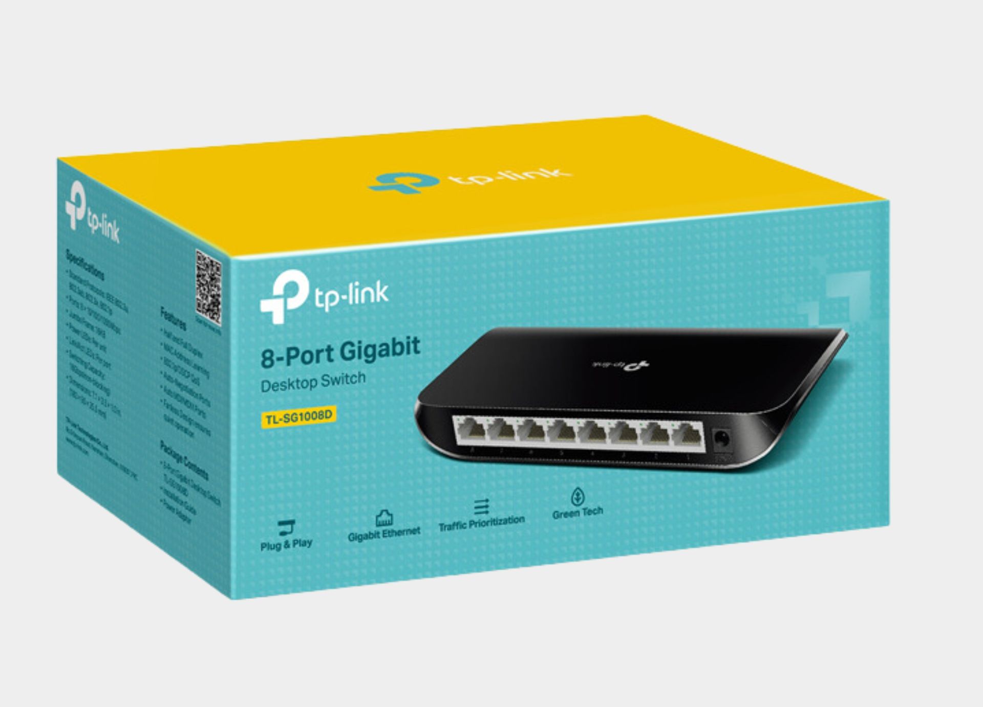 TP-Link TL-SG1008D 8-Port Gigabit Desktop Switch