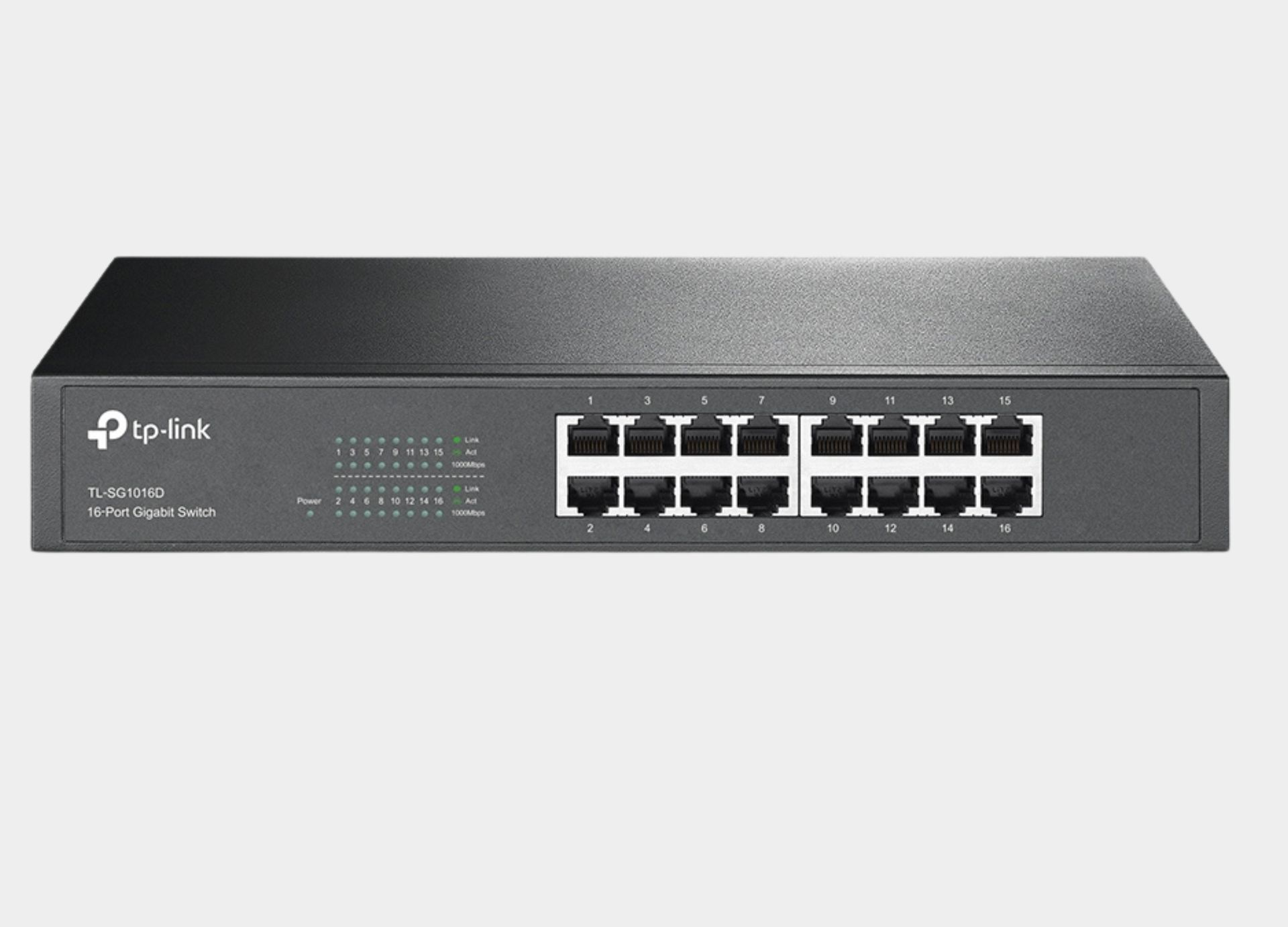 TP-Link TL-SG1016D 16-Port Gigabit Desktop/Rackmount Switch