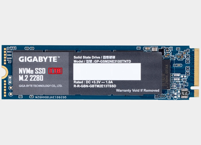 GIGABYTE NVMe SSD 1TB | GP-GSM2NE3100TNTD