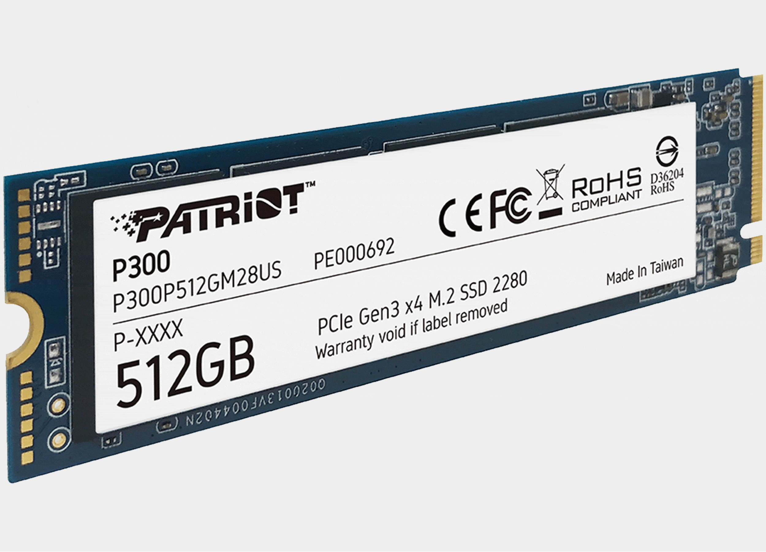 Patriot P300 M.2 2280 512GB NVMe