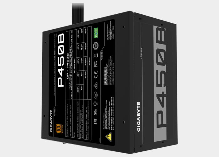 GIGABYTE GP-P450B 80 Plus Bronze Power Supply 450W