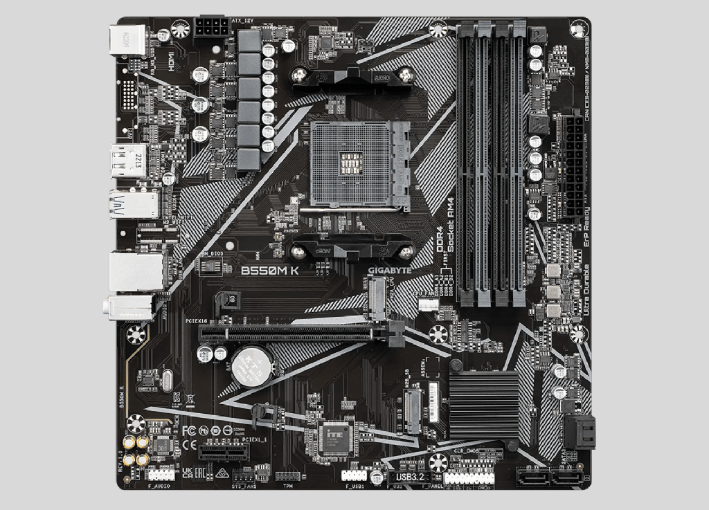 Gigabyte B550M K