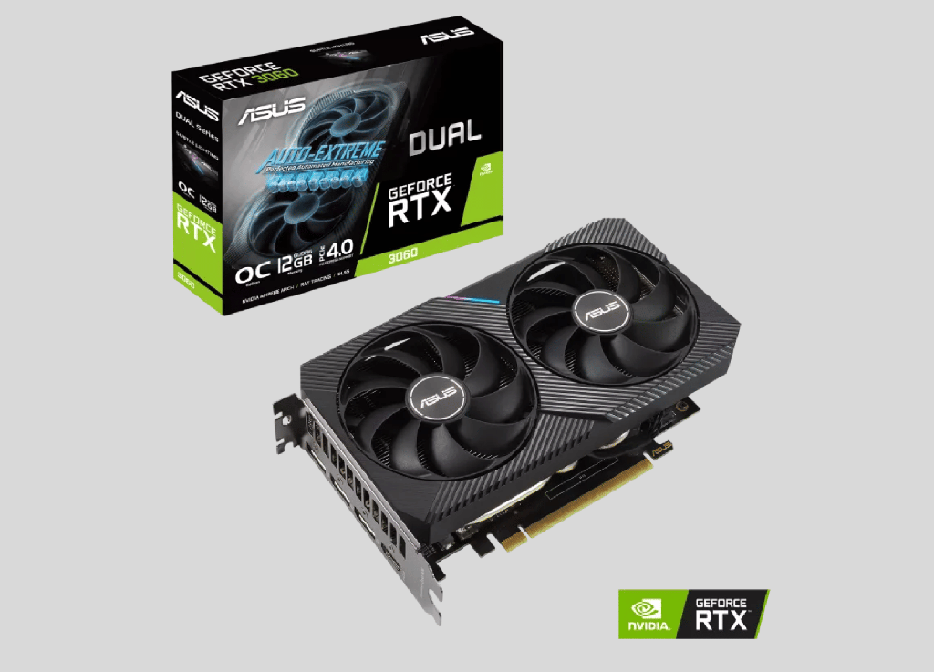  ASUS Dual GeForce RTX 3060 V2 O12G Edition