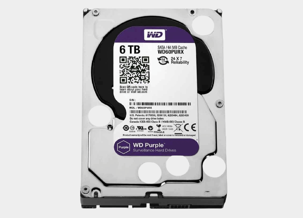 WD PC PURPLE HDD 6TB