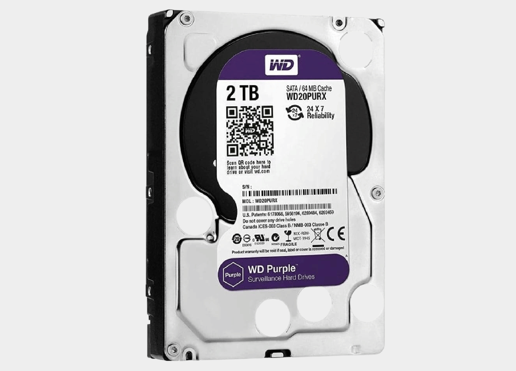 WD PC PURPLE HDD 2TB