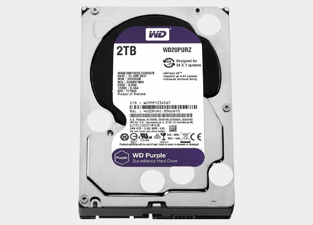 WD PC PURPLE HDD 2TB