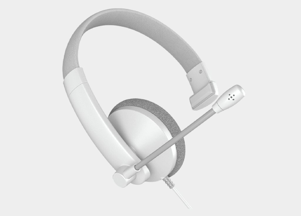 Meetion HP002U White Usb Wired Headset