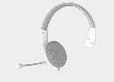 Meetion HP002U White Usb Wired Headset