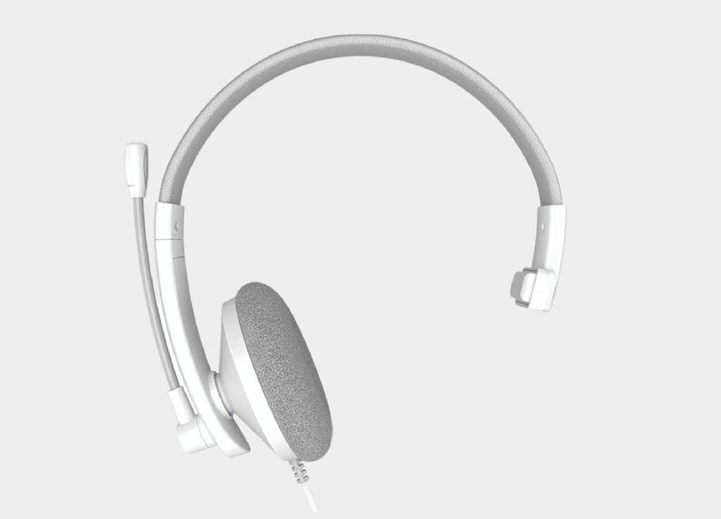 Meetion HP002U White Usb Wired Headset