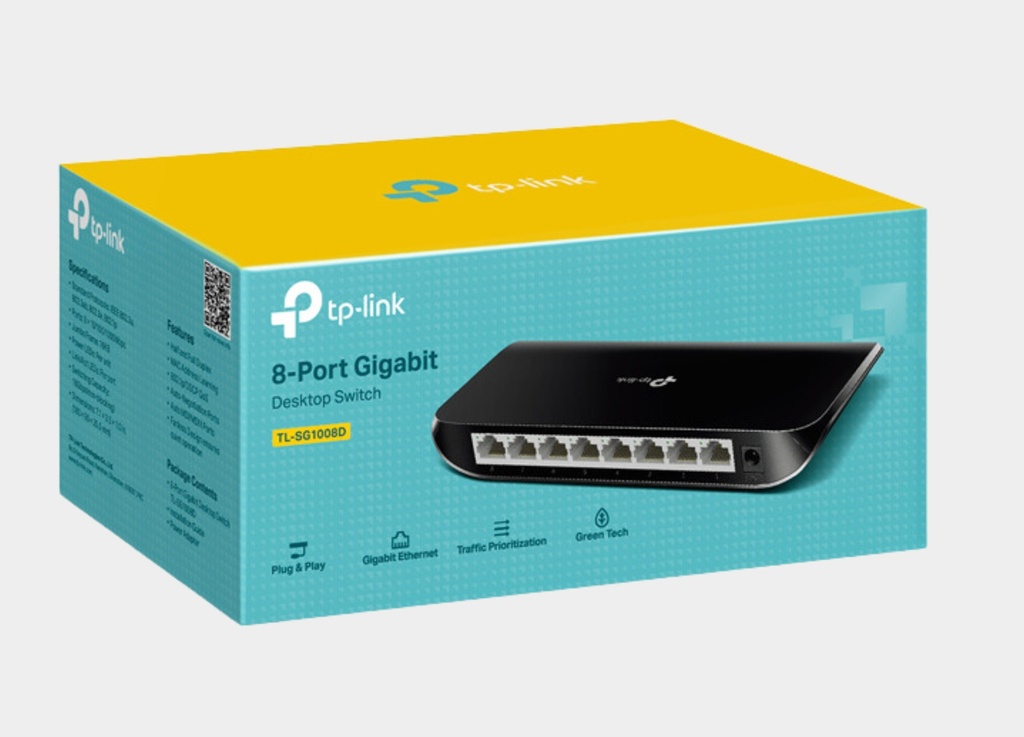 TP-Link TL-SG1008D 8-Port Gigabit Desktop Switch 