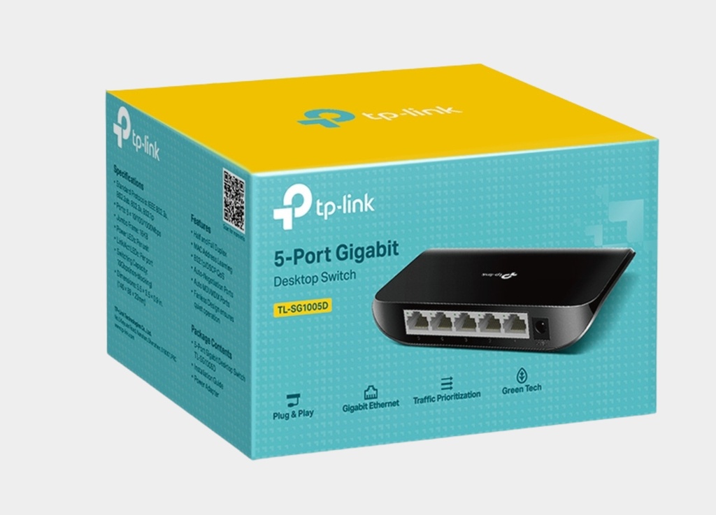 TP-Link TL-SG1005D 5-Port Gigabit Desktop Switch