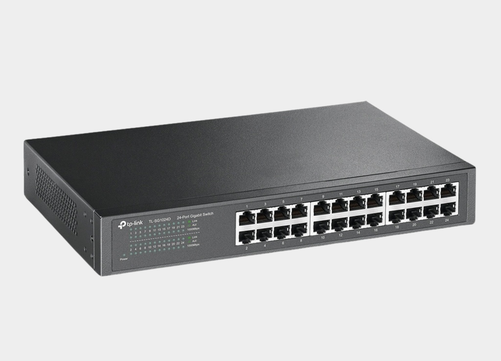 TP-Link TL-SG1024D 24-Port Gigabit Desktop/Rackmount Switch 