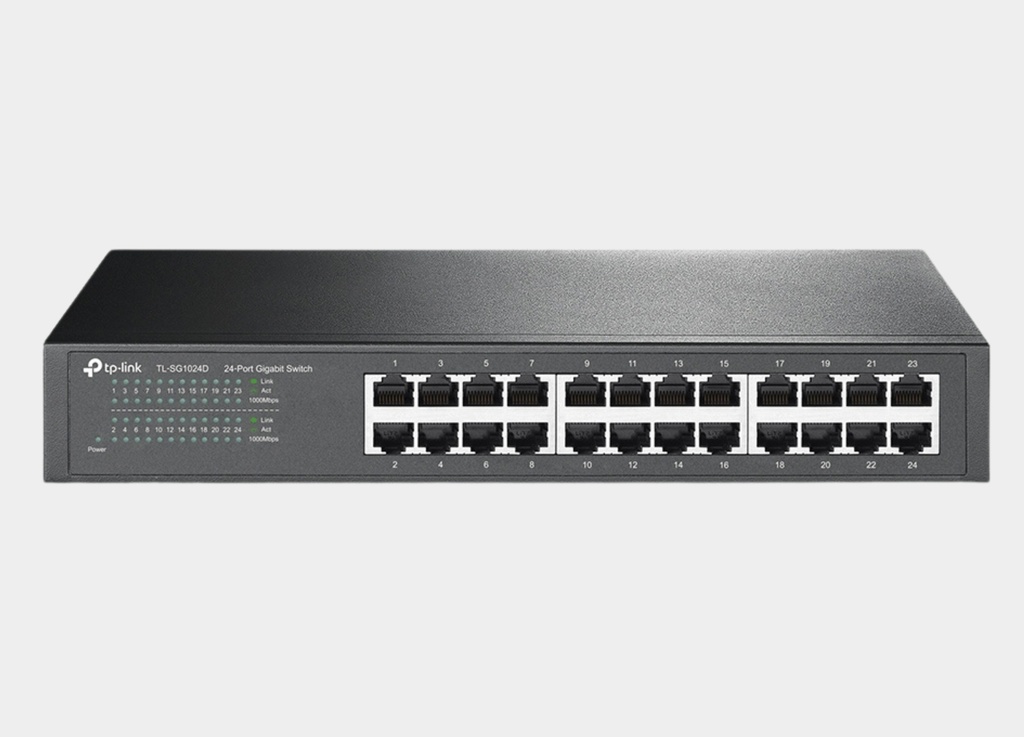 TP-Link TL-SG1024D 24-Port Gigabit Desktop/Rackmount Switch 