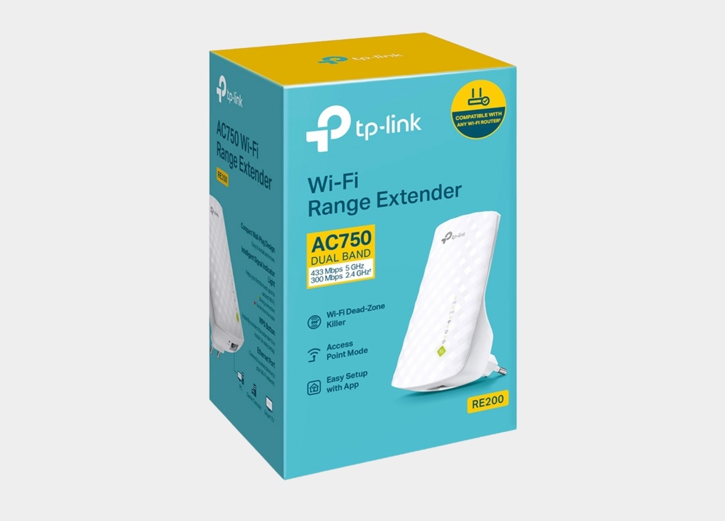 TP-Link RE200 AC750 Wi-Fi Range Extender 