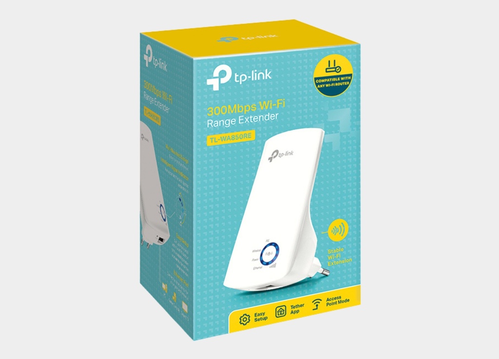 TP-Link TL-WA850RE 300Mbps Wi-Fi Range Extender 