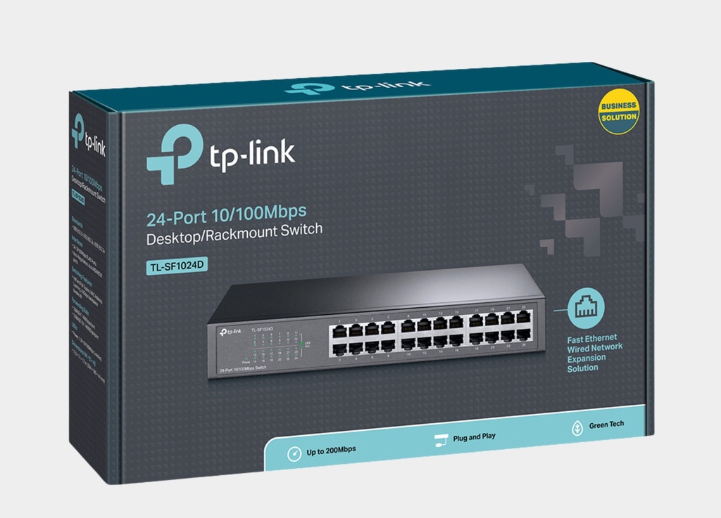 TP-Link TL-SF1024D 24-port 10/100Mbps Desktop/Rackmount Switch