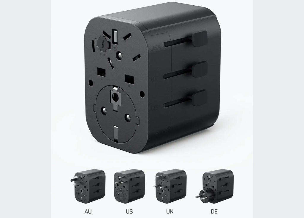 Anker PowerExtend USB-C Travel Adapter 30W B2B | Black