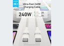 Anker USB-C to USB-C Cable 6ft 240W - White