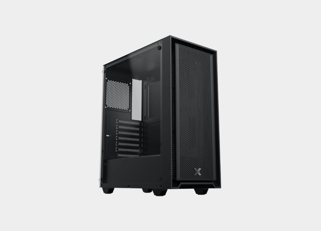 XIGMATEK Sky II FRGB BLACK Mid Tower Case + X-Power 600W 80+Power Supply