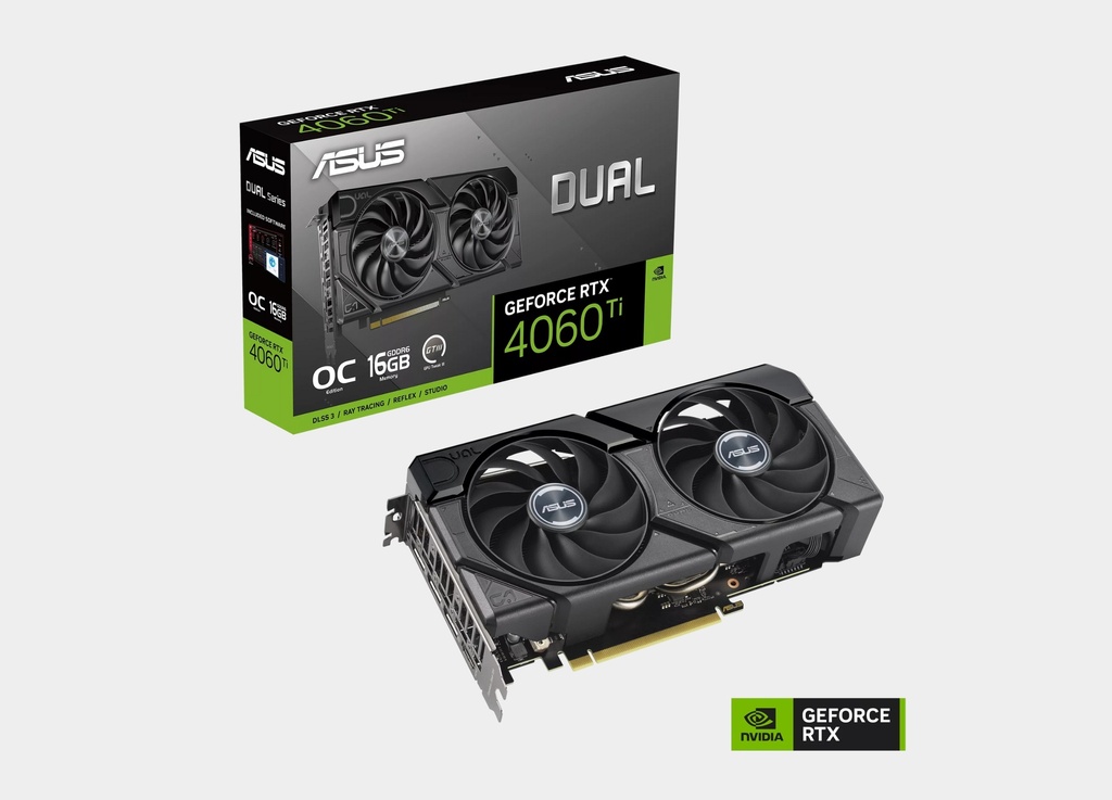 ASUS Dual GeForce RTX™ 4060 Ti EVO OC Edition 16GB