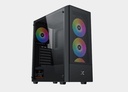 XIGMATEK Hero ll Air ARGB + X-Power 600W 80+ BLACK Mid Tower Case