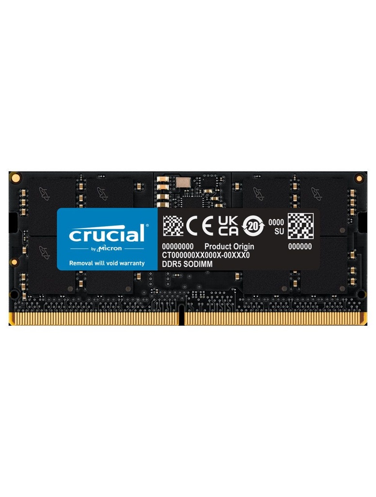 Crucial SODIMM 16GB DDR5 4800MHz CL40