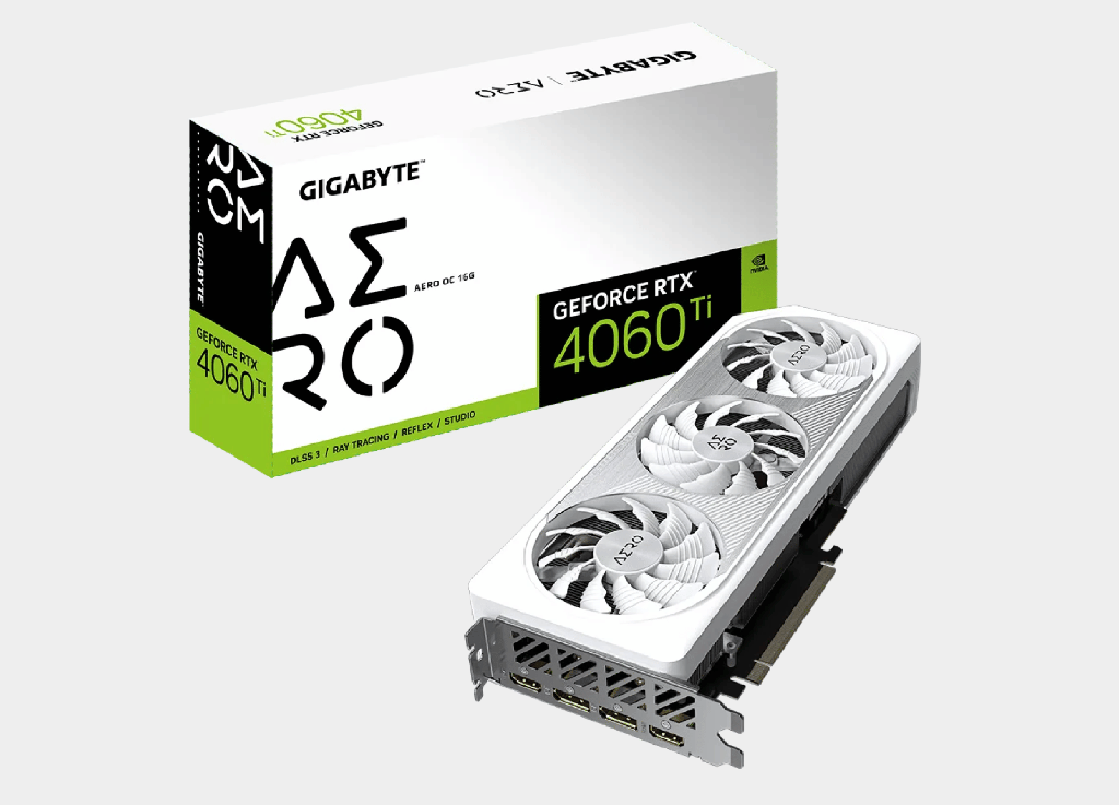 GIGABYTE GeForce RTX™ 4060 Ti AERO OC 16G