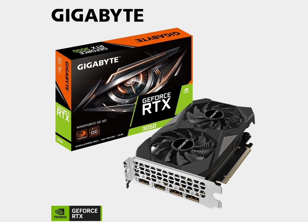 GIGABYTE GeForce RTX™ 3050 WINDFORCE OC 6G