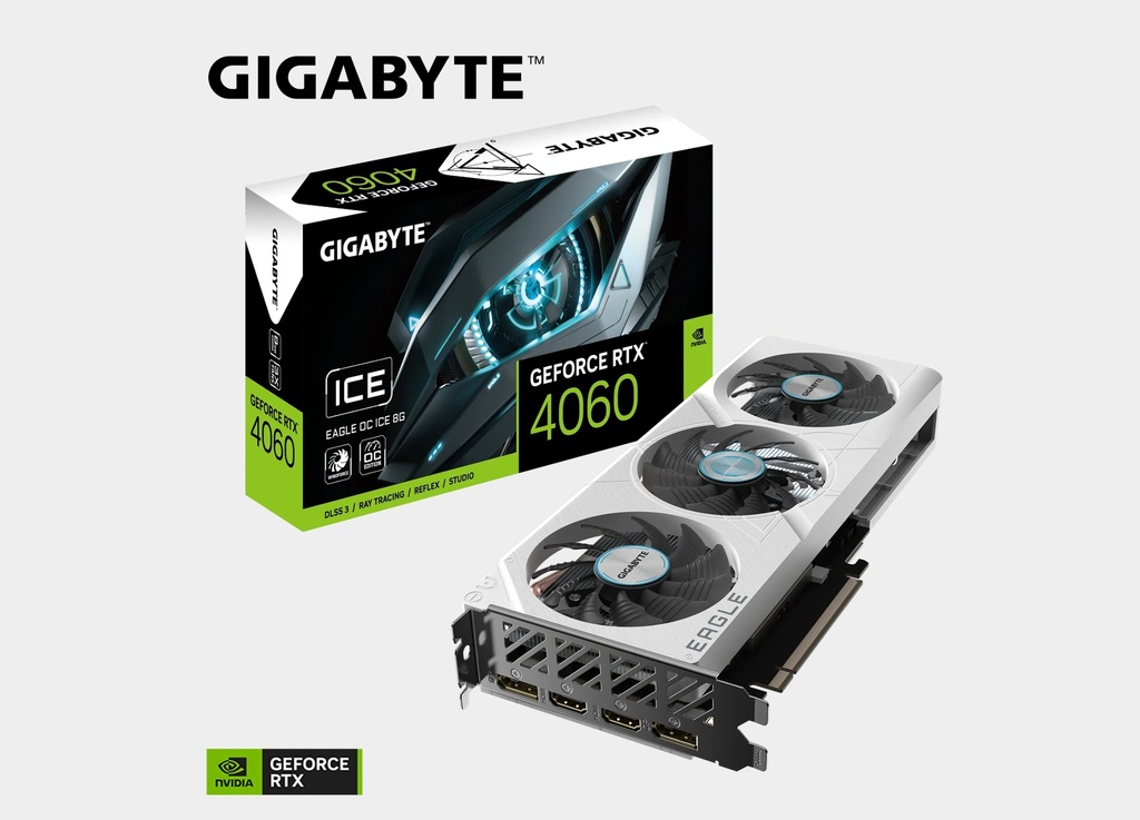 GIGABYTE GeForce RTX™ 4060 EAGLE OC ICE 8G