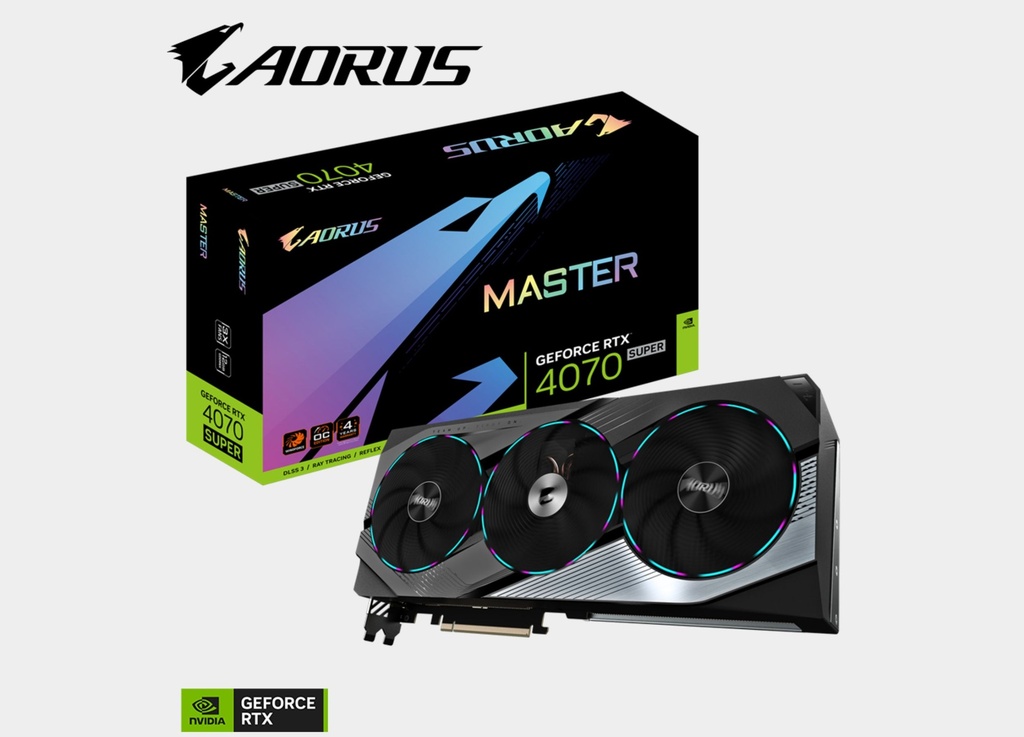 GIGABYTE AORUS GeForce RTX™ 4070 SUPER MASTER 12G