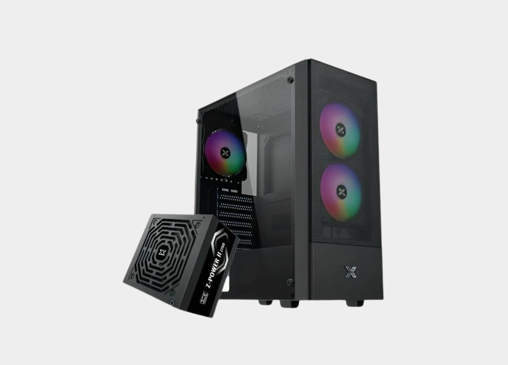 XIGMATEK Hero ll Air ARGB + Z-Power ll Z750 600W Mid Tower Case 