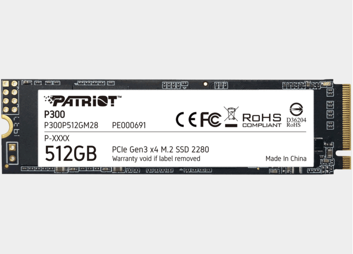 PATRIOT M2 2280 P300 512GB NVMe