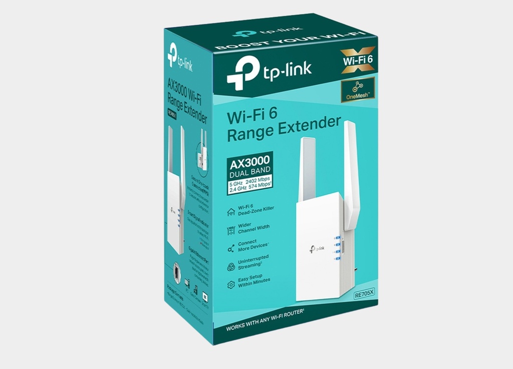 TP-Link RE705X AX3000 Mesh WiFi 6 Extender  