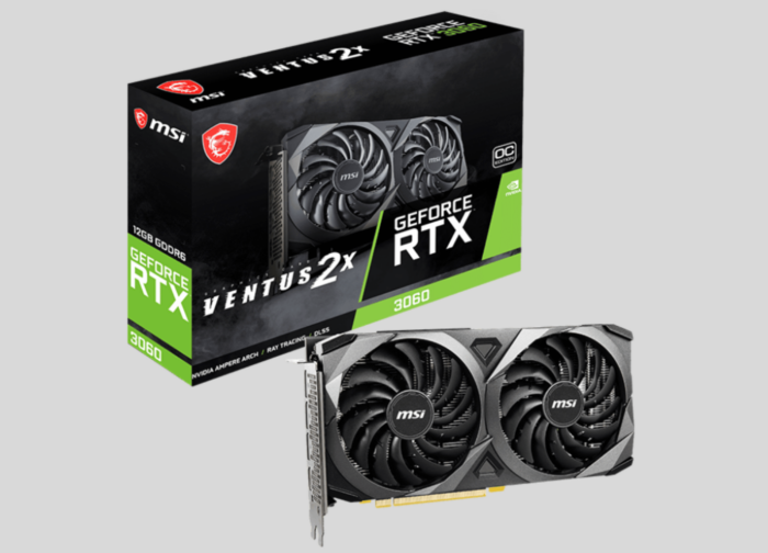 MSI RTX 3060 VENTUS 2X 12G OC