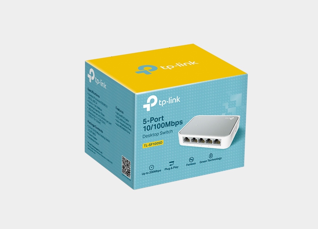 TP-Link TL-SF1005D 5-Port 10/100Mbps Desktop Switch