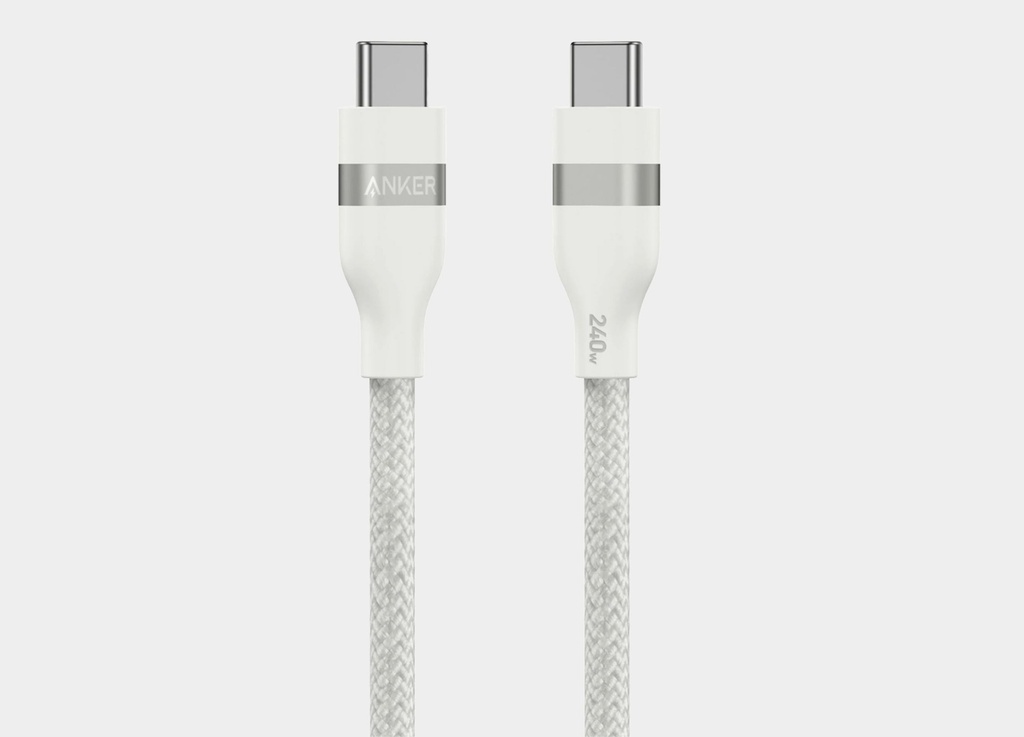 Anker USB-C to USB-C Cable 3ft 240W | White