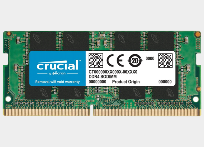 Crucial 8GB SODIMM 3200MHz