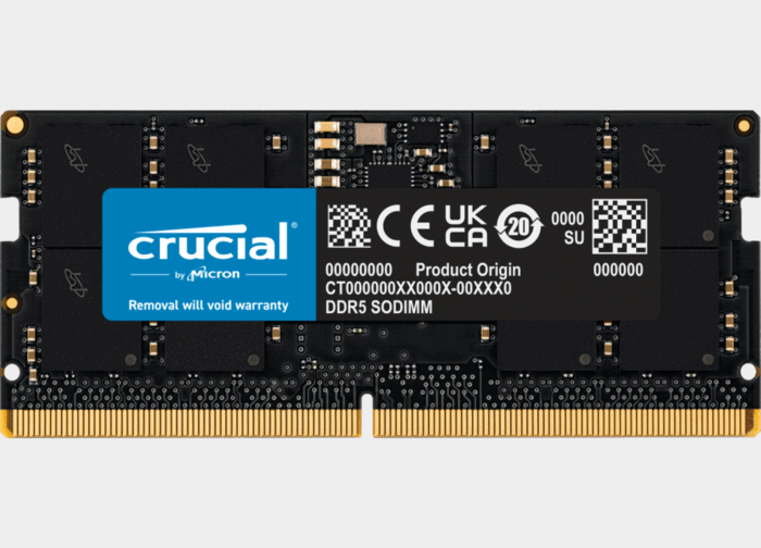 Crucial 32GB SODIMM 4800MHz