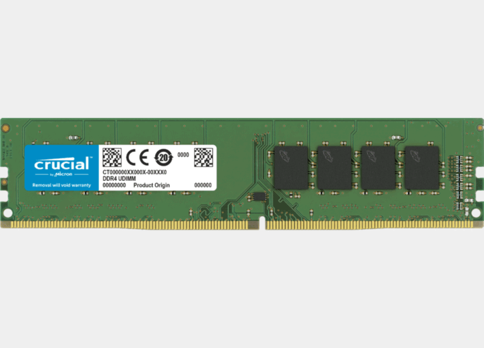 Crucial UDIMM 16GB DDR4 3200MHz CL22 