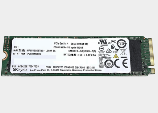 [HFM512GD3JX016N] SKHYNIX M2 2280 512GB NVMe 