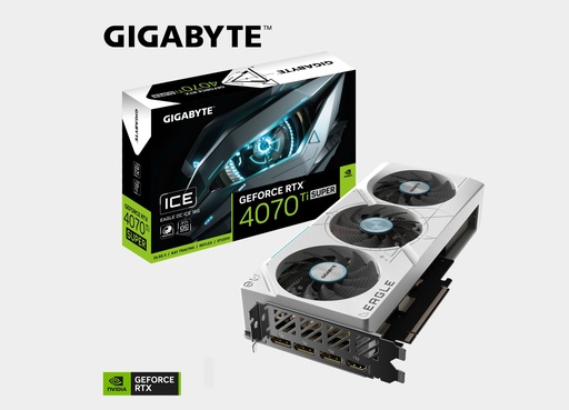 [GV-N407TSEAGLEOCICE-16GD] GIGABYTE GeForce RTX™ 4070 Ti SUPER EAGLE OC ICE 16G