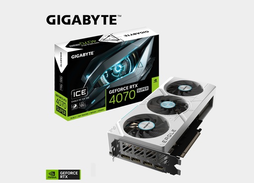 [GV-N407SEAGLEOC ICE-12GD] GIGABYTE GeForce RTX™ 4070 SUPER EAGLE OC ICE 12G