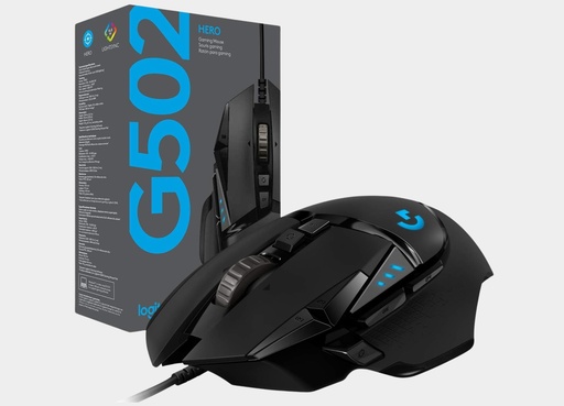 [910-005471] Logitech G502 Hero Wired Gaming Mouse