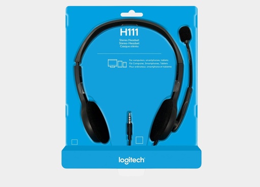 [981-000593] Logitech H111 Stereo Headset